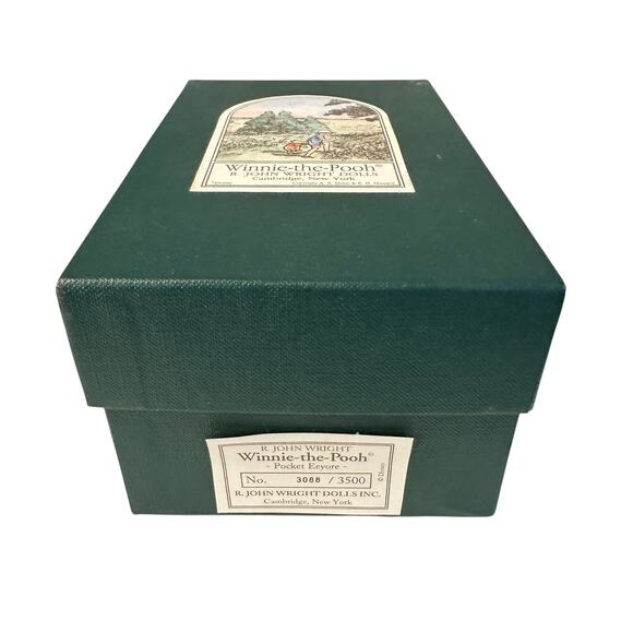 R John Wright Winnie The Pooh Pocket / Party Eeyore Signed 57/100 Rare Subset - Picture 4 of 4